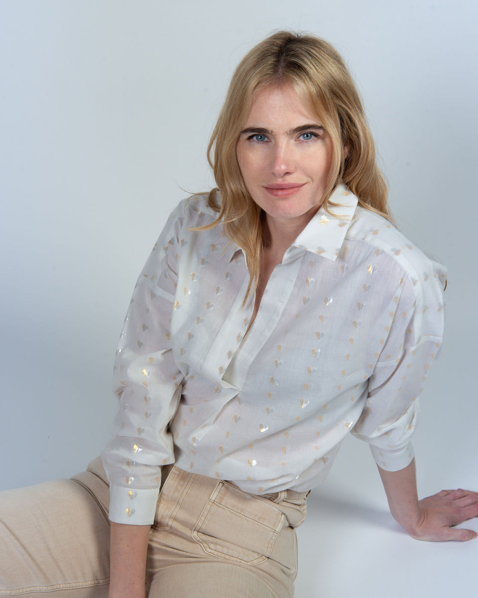 Heart Relaxed Blouse