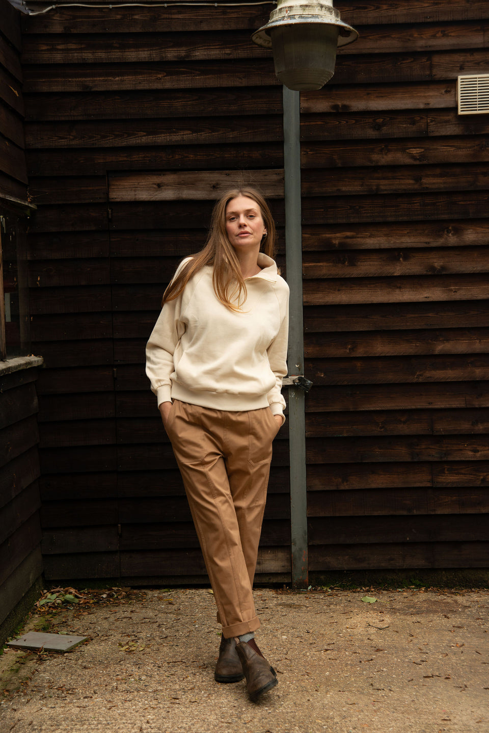 Tarot Half Zip Boxy Sweatshirt