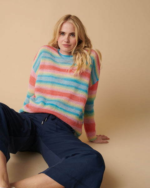 Candy Stripe Italian Knit