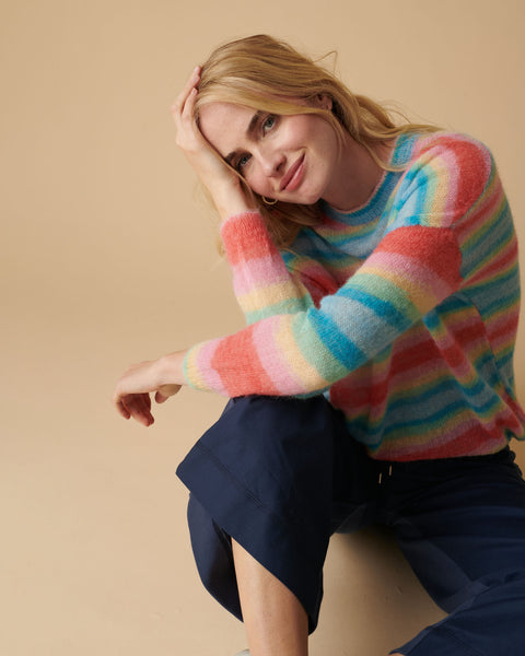 Candy Stripe Italian Jumper