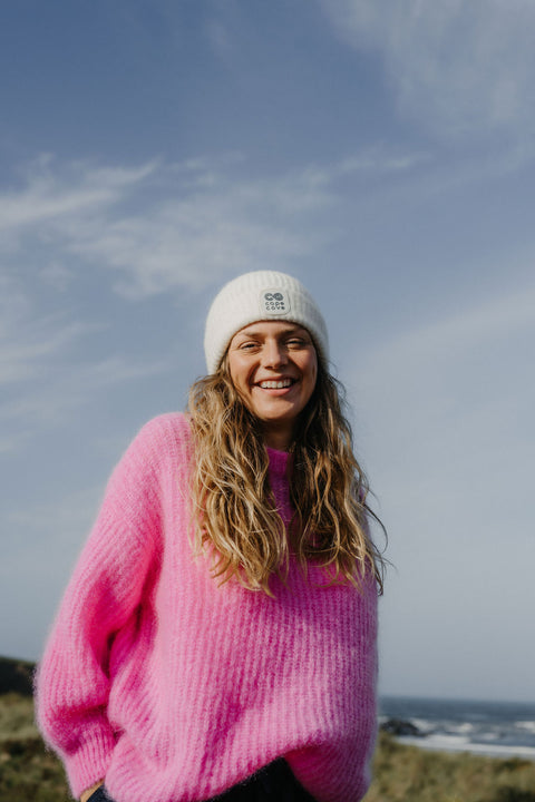 Italian Pink Longline Jumper