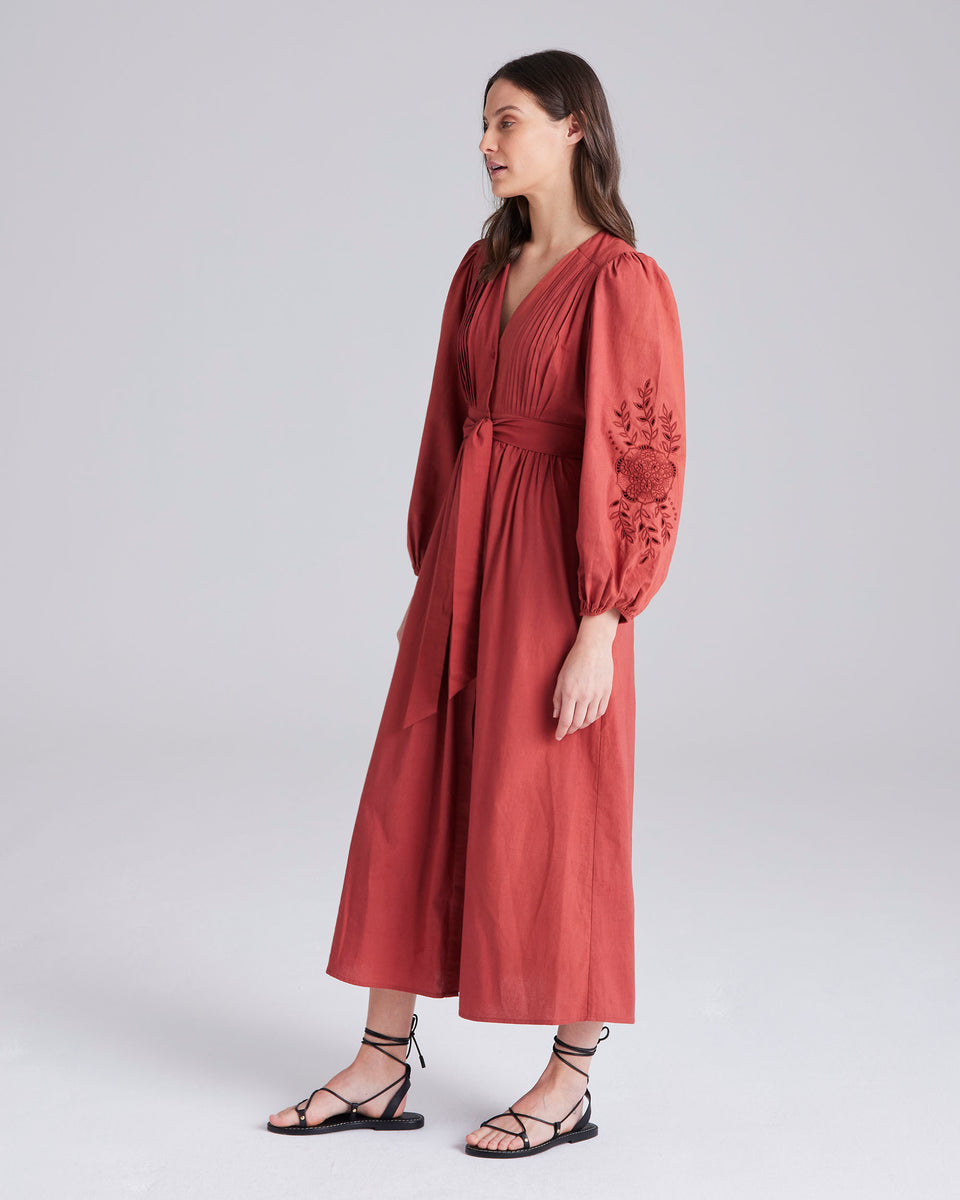 Carla Embroidered Dress