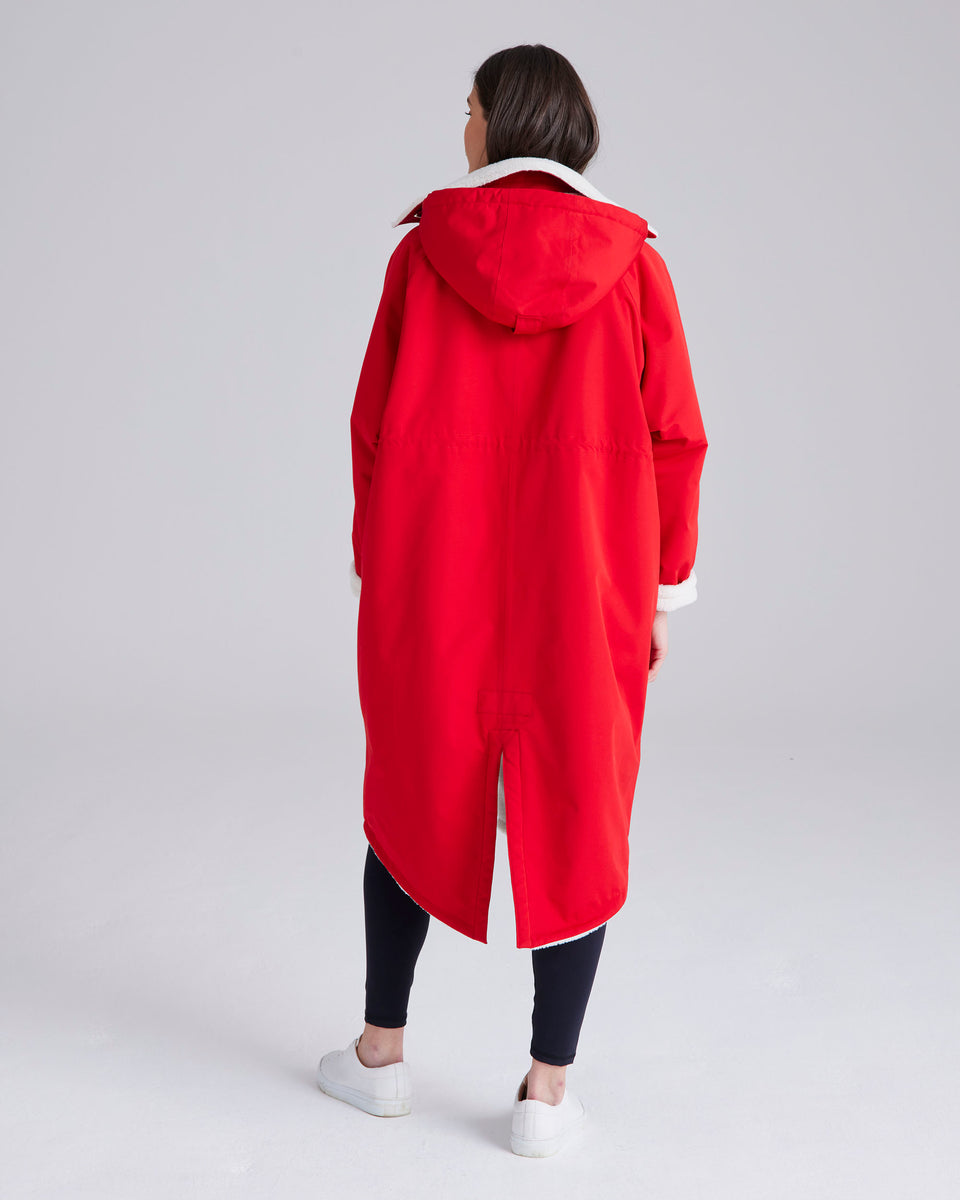 Snuggler Red Waterproof Changing Robe