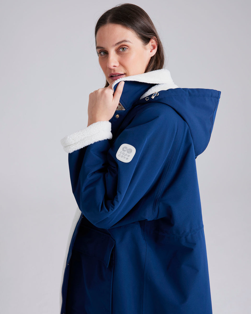 Snuggler Navy Waterproof Changing Robe