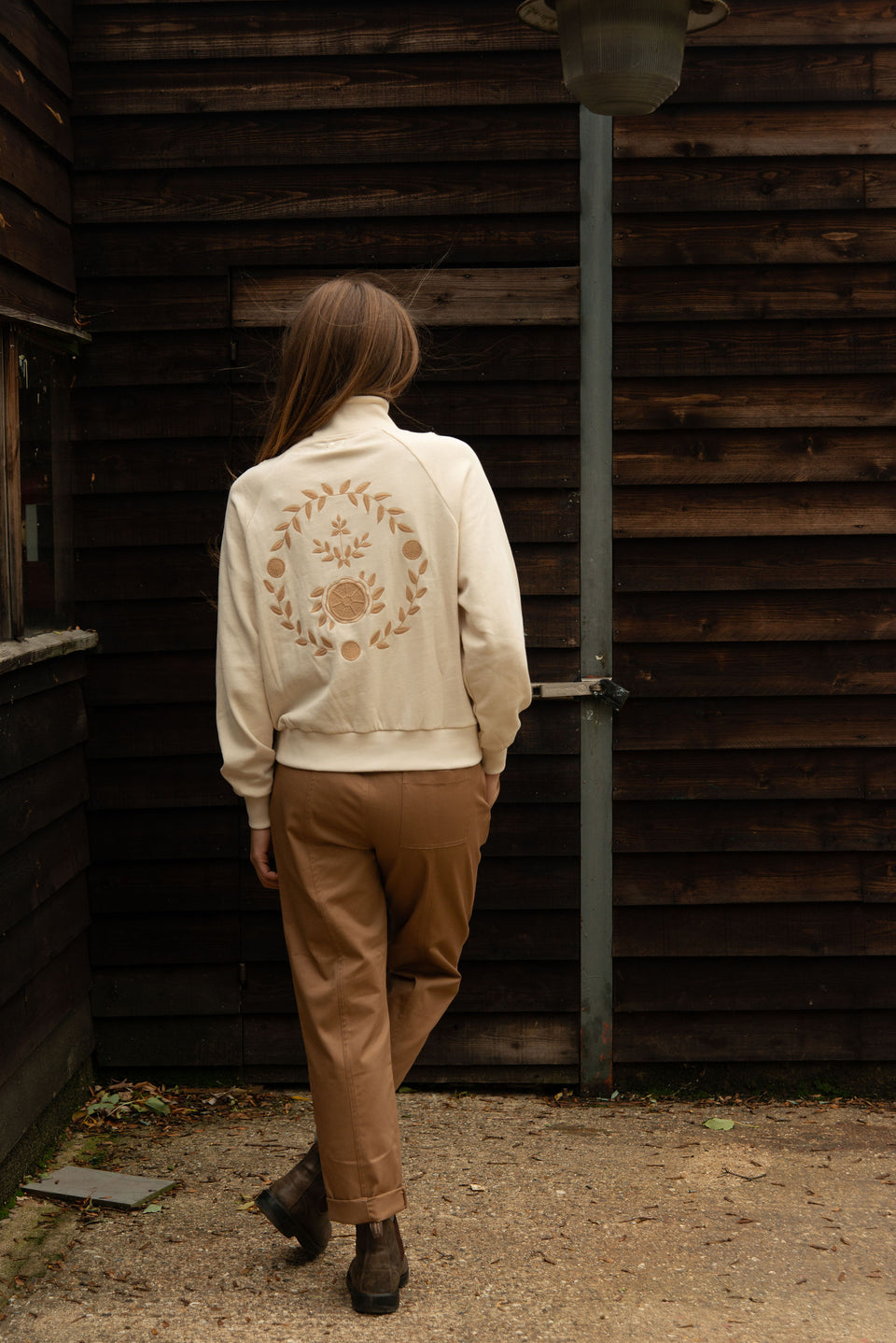 Tarot Half Zip Boxy Sweatshirt