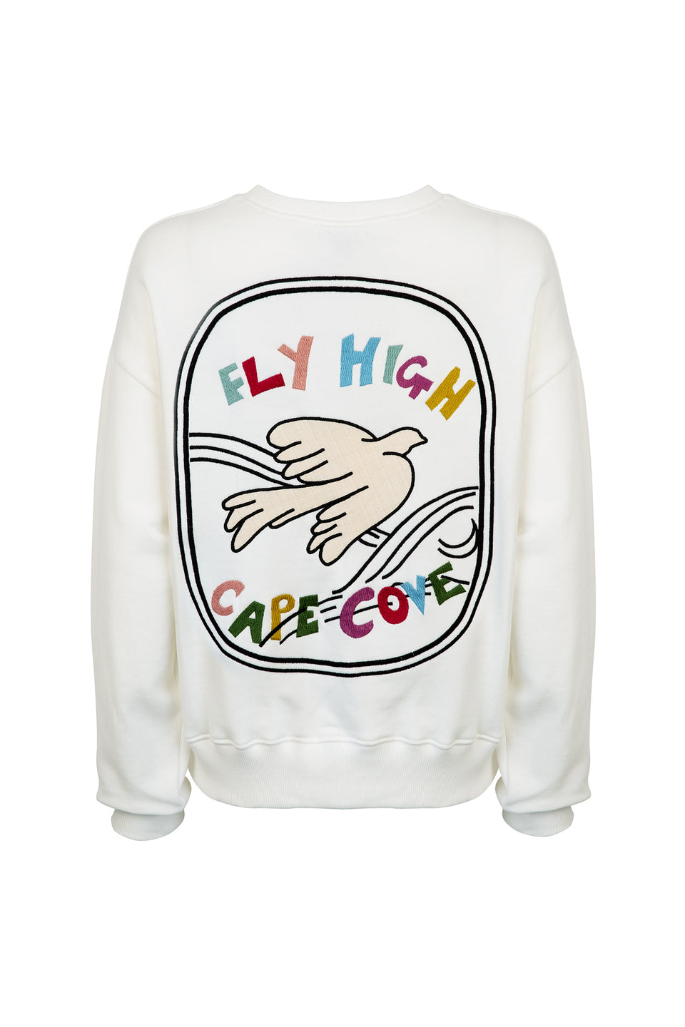 Fly High Embroidered Sweatshirt