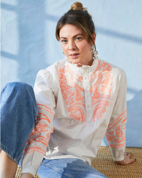 Chloe Embroidered Blouse