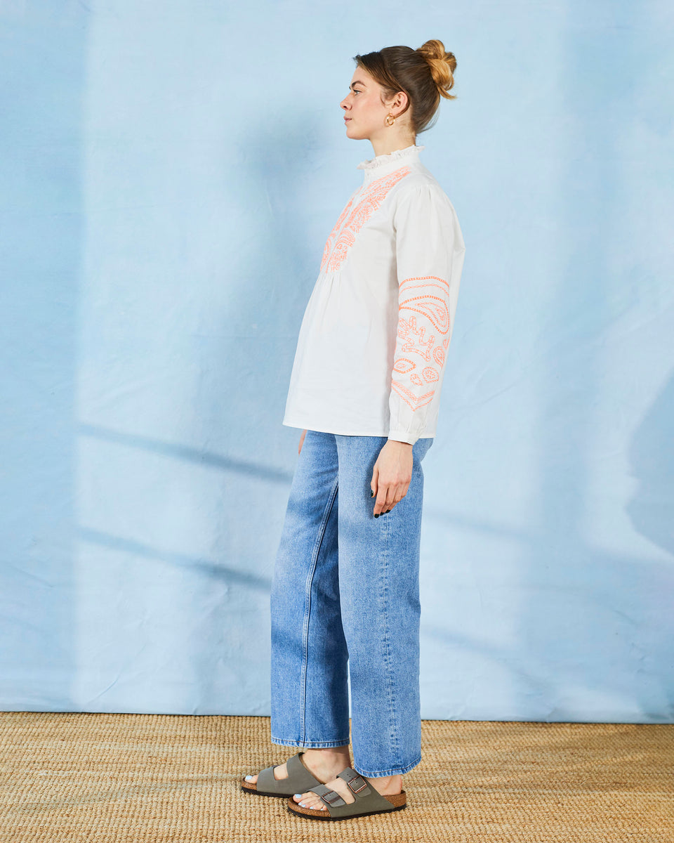 Chloe Embroidered Blouse