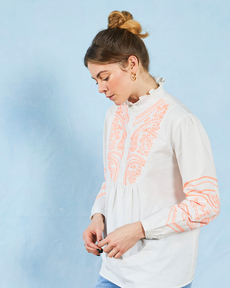 Chloe Embroidered Blouse