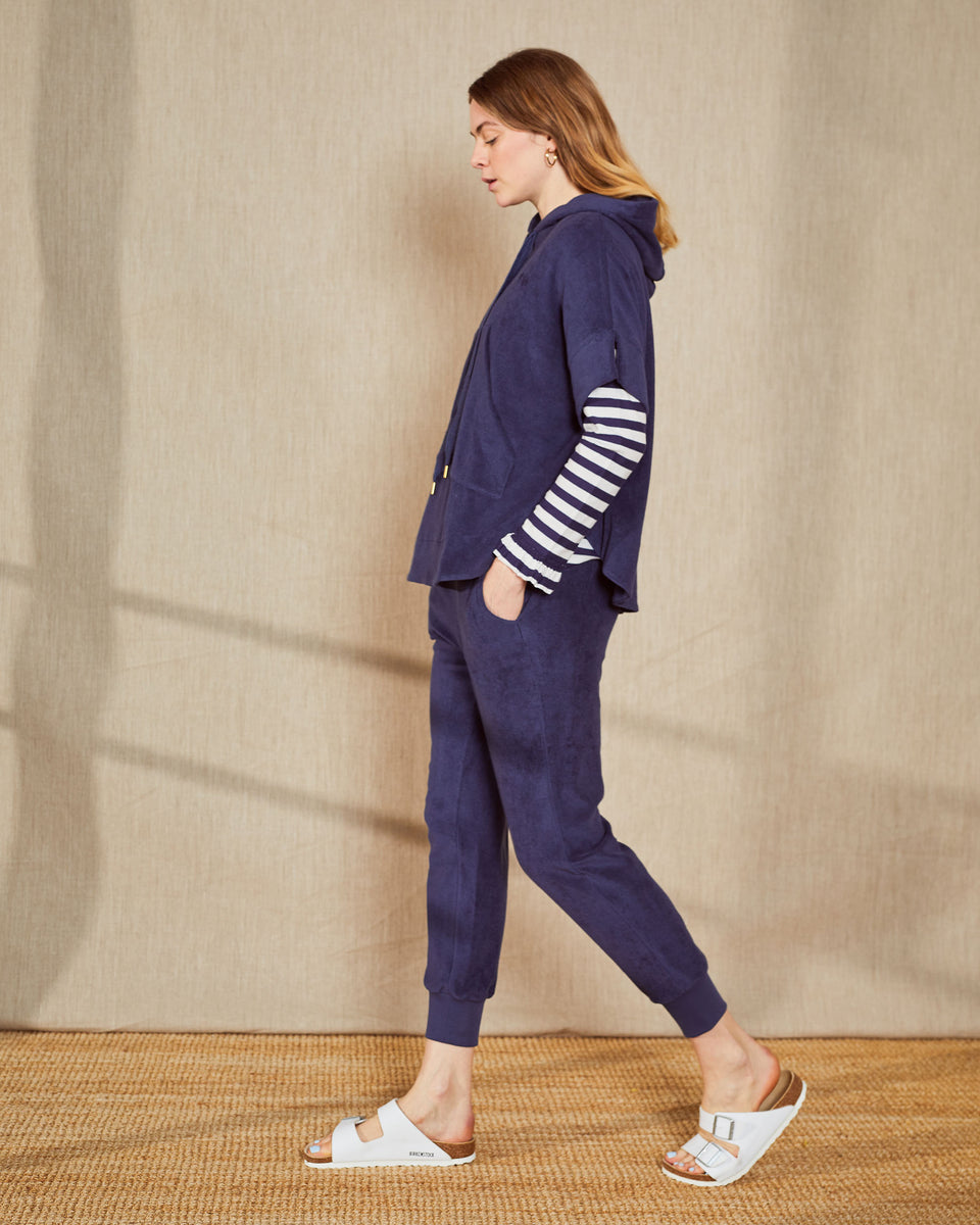 Haley Hooded Towelling Poncho