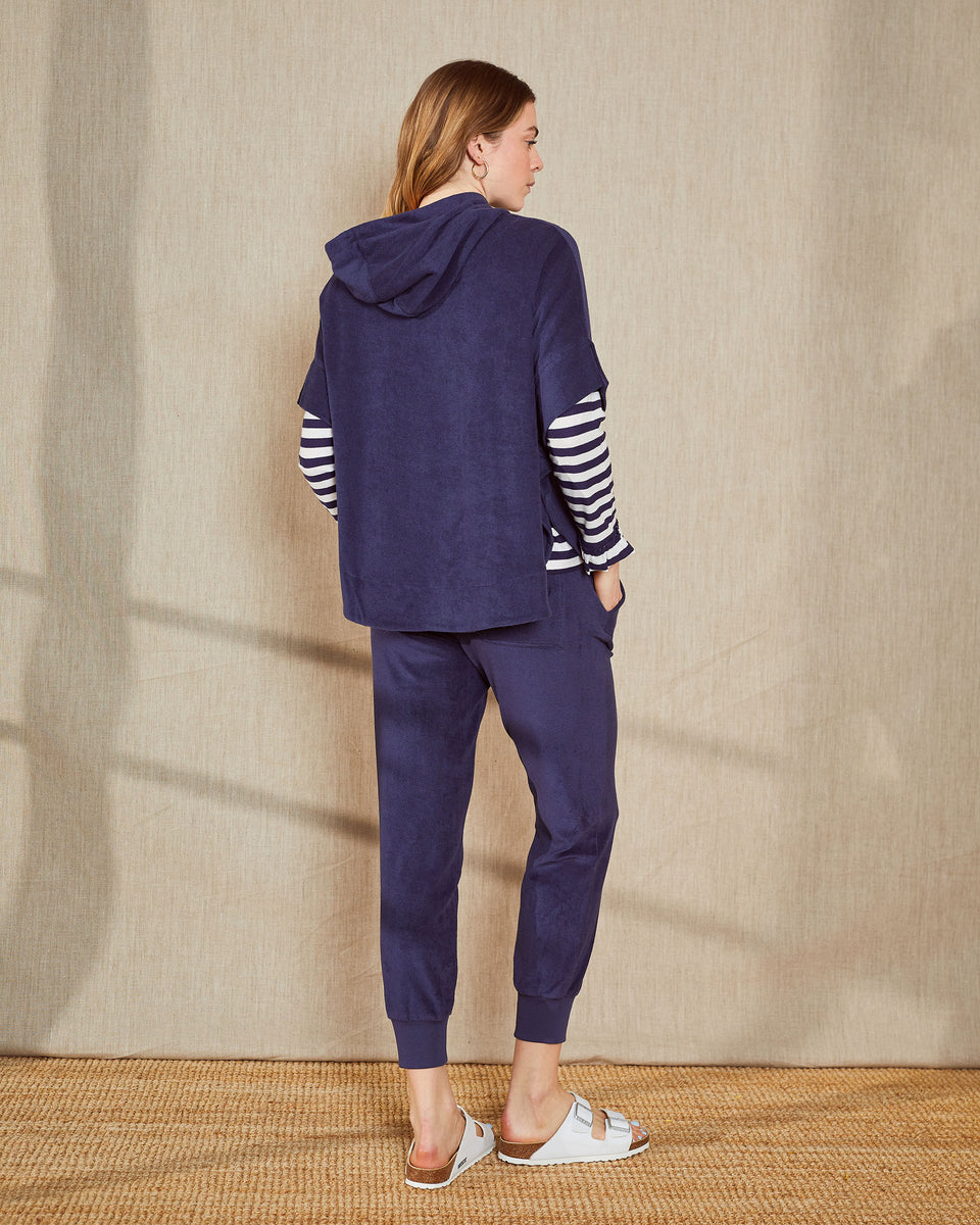 Haley Hooded Towelling Poncho
